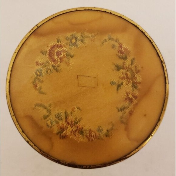 Glass Cosmetic Jar Vintage Irice Import Made in Germany U.S. Zone Post WWII - Picture 2 of 4